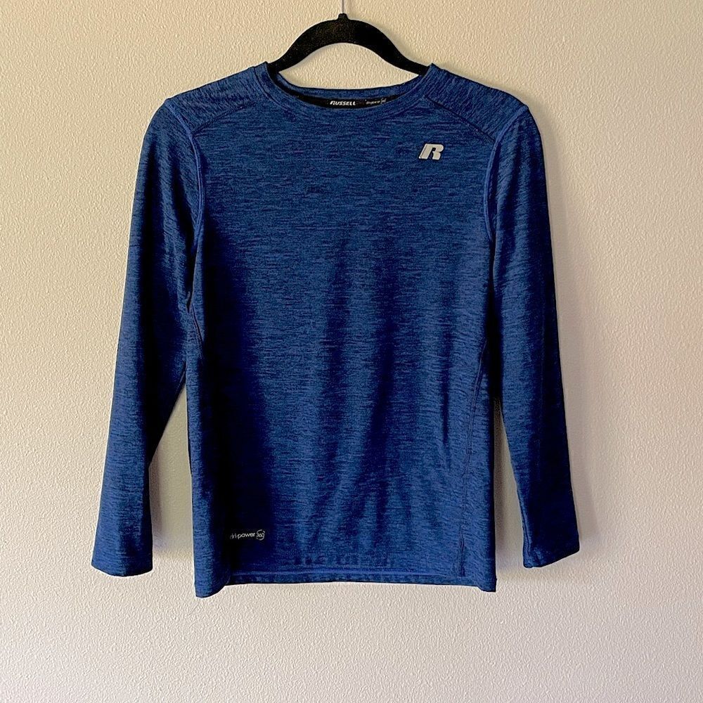 NEW! Youth Russell Athletic, Dri-Power 360, Long-Sleeve Active Shirt. Size Med.